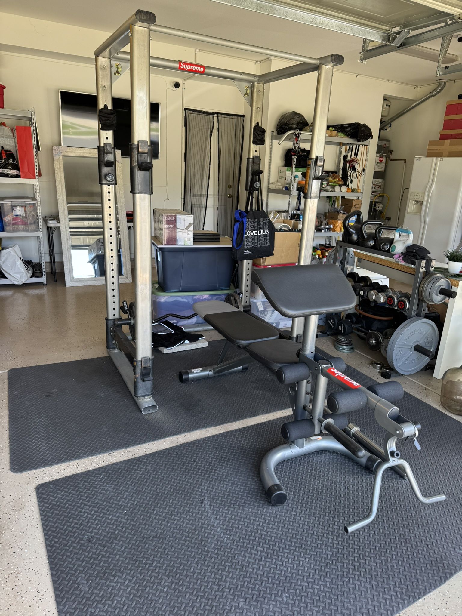 Olympic Weights & Power Rack