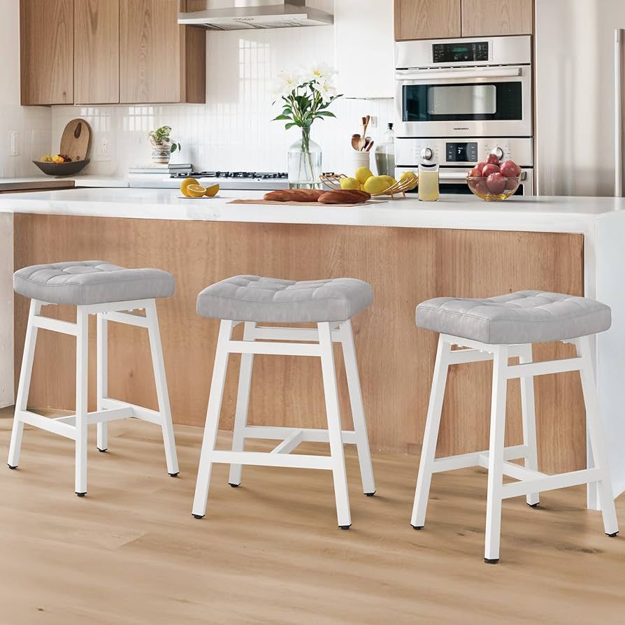Counter Height Bar Stools Set of 3