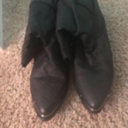 New Leather Black Boots