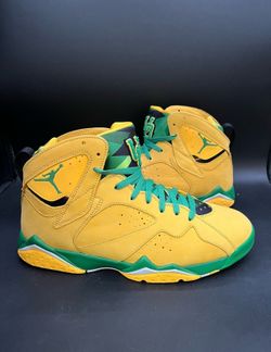 Jordan Retro 7 Oregon Ducks PE Promo Sample Size 13 324/400 *5517