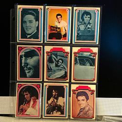 Elvis Presley Vintage Trading Cards Lot