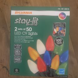 Sylvania LED C9 Christmas Lights New
