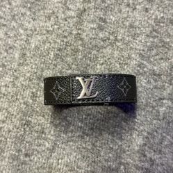 Louis Vuitton Monogram Leather Bracelet
