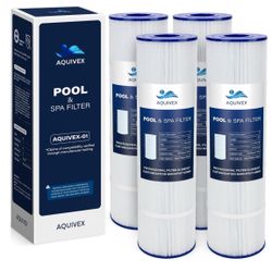 $75 4-PACK! New!  Aquivex Pool filters 26” X 7”