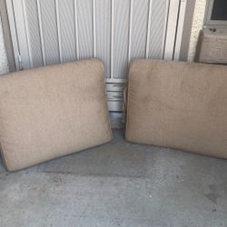 Two Patio Chair Cushions (Set) For Wide Patio Chairs