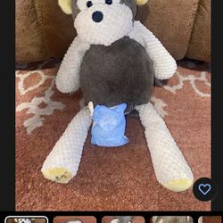 Scentsy Buddy Mollie the Monkey Plush 15” Brown With Scent Pack