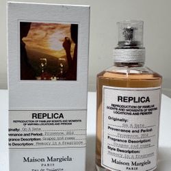 Maison Margiela Replica On A Date Eau De Toilette 3.4oz /100ml Authentic Guaranteed Retail $165