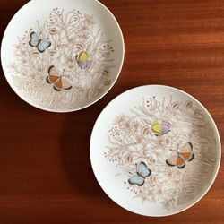 Fitz & Floyd Variation Butterfly Salad Plates
