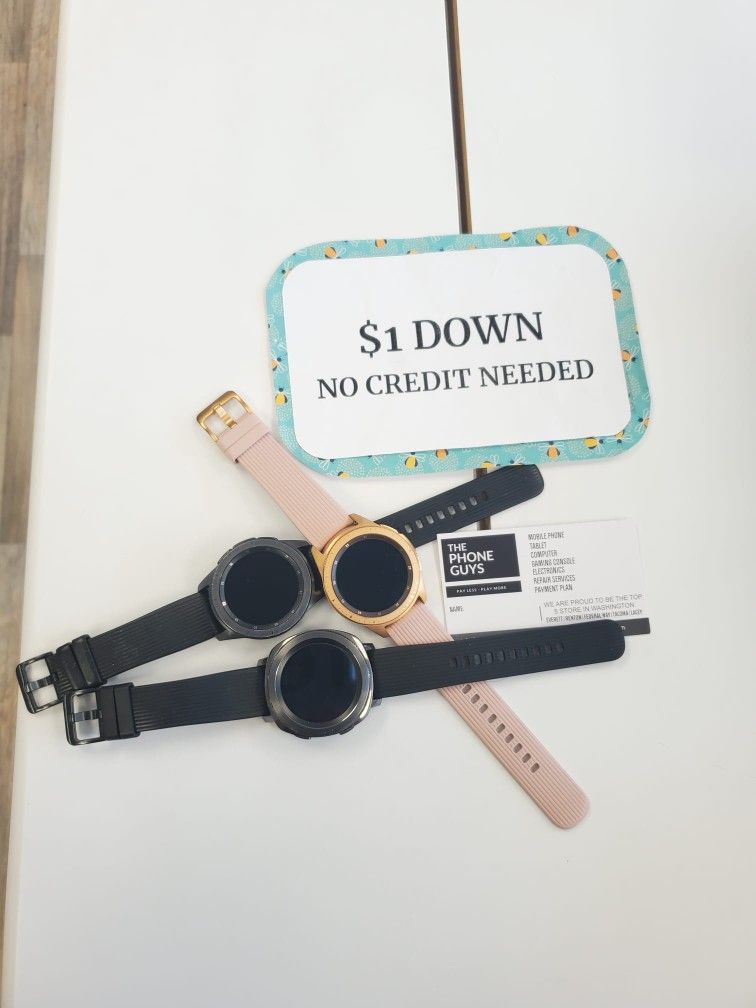 Samsung Galaxy Watch Active 90 DAY WARRANTY $1 DOWN NO CREDIT NEEDED