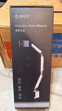 Brand New ORICO Aluminum Robotic Arm Mount for Tablet & Phone (Silver)