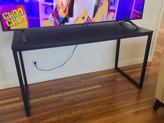 Moving sale! Black desk and chair set