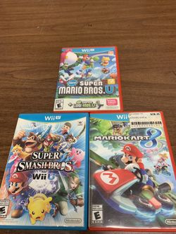 Nintendo Wii U Mario games