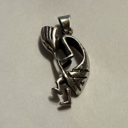 Vintage Kokopelli Pendent (925 Silver)