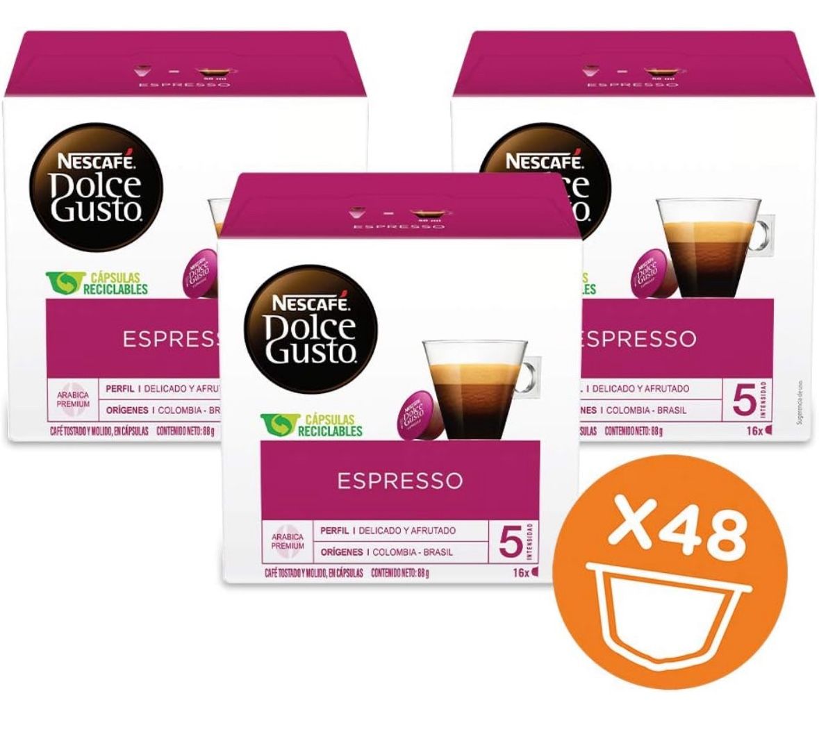 Nescafé Dolce Gusto Espresso Pods 48x