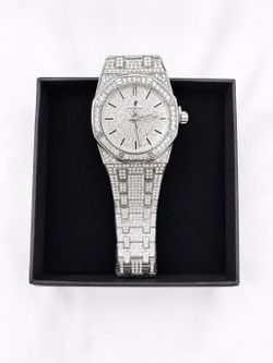 AP watch with simulated diamond.