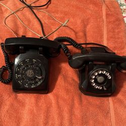 Vintage Antique Electric Monophone  and 1971 Phone