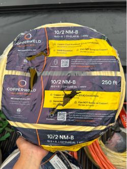Building Electrical wire copperweld 10/2, 12/2, 12/3 250ft