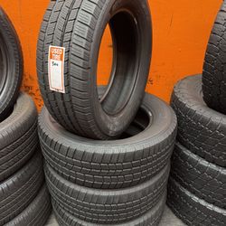 245/60R18 Michelin Defender LTX High tread Full St of 4 Tires