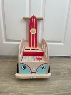 Indigo Jamm Colin Walkervan Toddler Wooden Push Walker