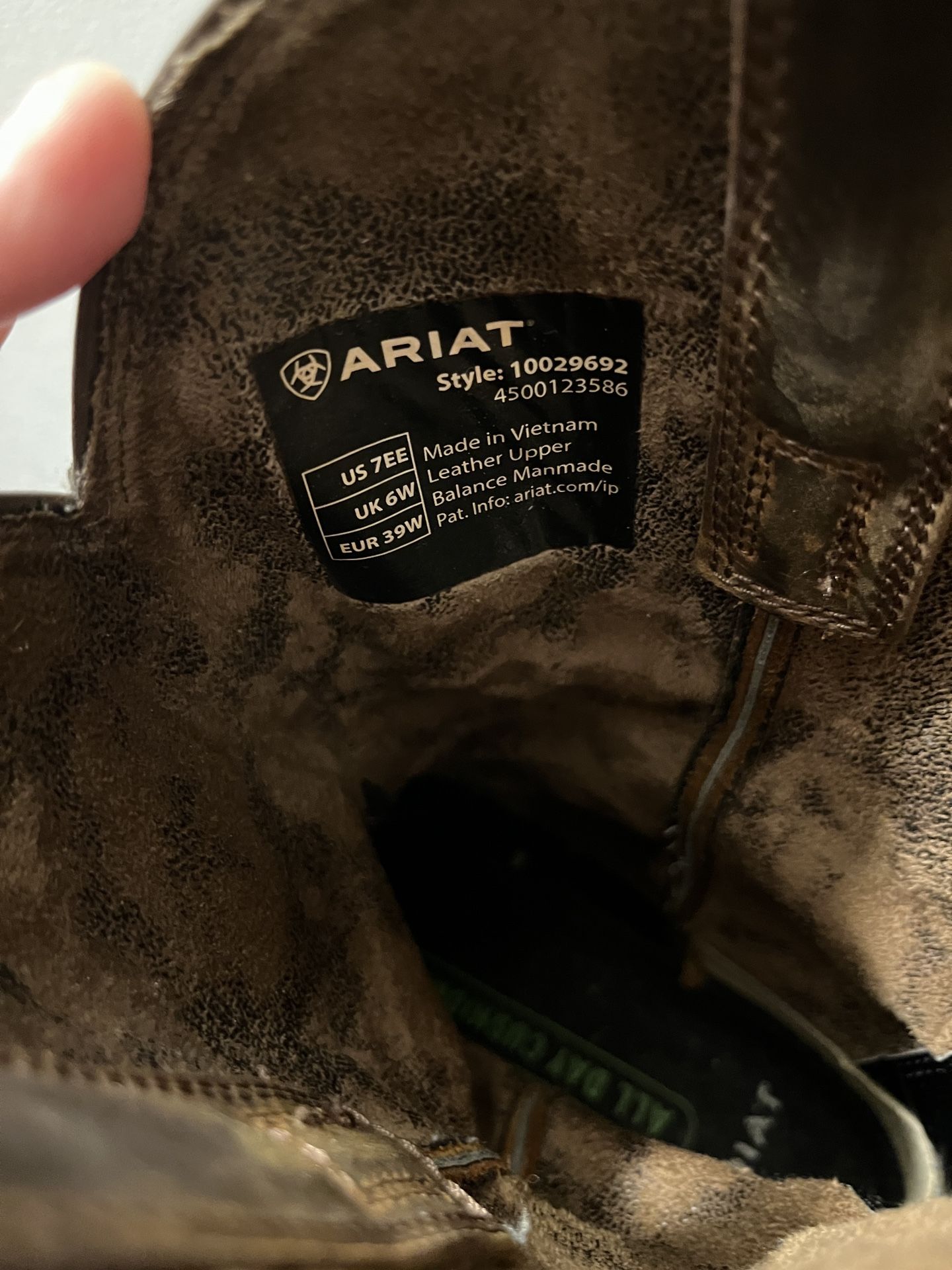 Men’s American Flag Ariat Leather Boots
