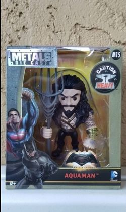 Metals Die Cast Figures Set of 3- Aquaman, Wonder Woman, & Harley Quinn