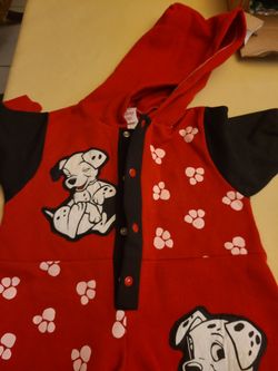 Vintage Disney Dalmatians Fleece Cover Up
