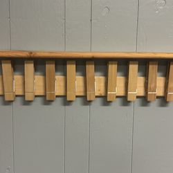 Clothespin Shelf Organizer