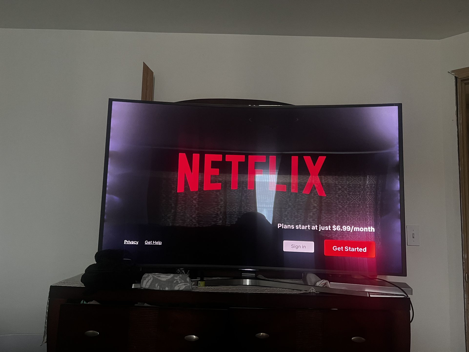 Samsung 65 In Curve Tv
