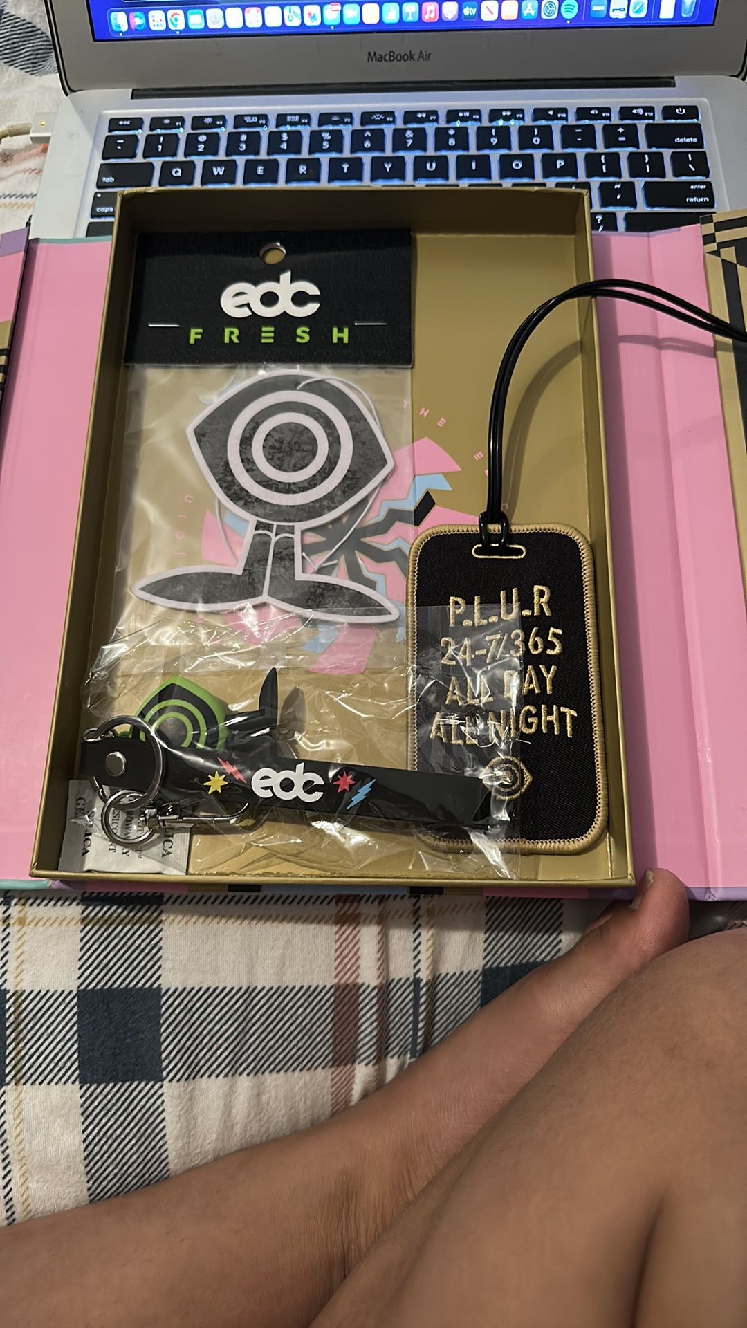 EDCLV 2025 Lanyard, air freshener, keychain