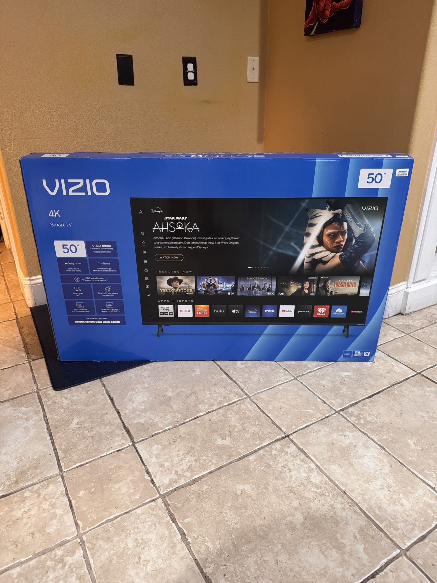 Vizio 50 Inch 4K Smart Tv Brand New In The Box $200