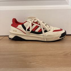Adidas x Icetek 22 white and red trainers #sneakers #adidas