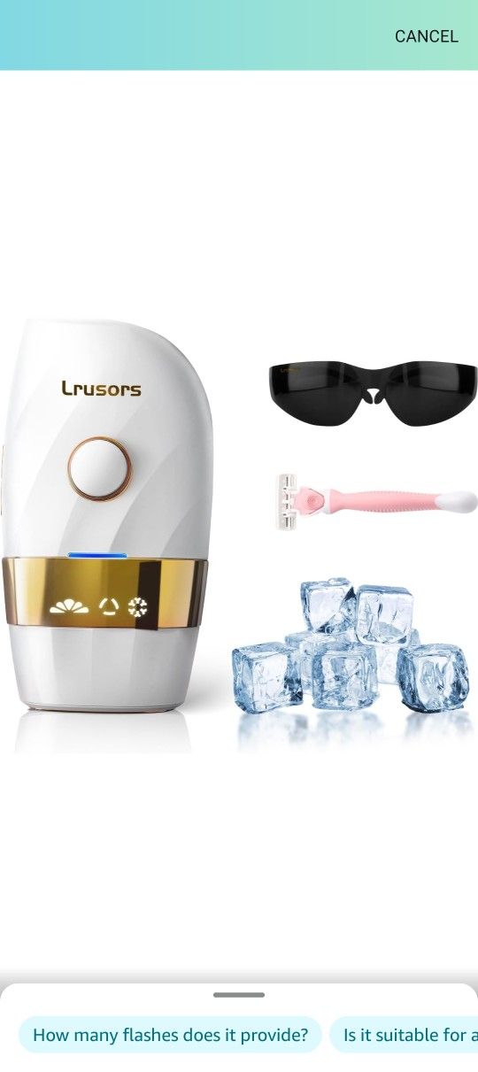 New IPL Home Use Hair Removal,999,999 Flashes,Permanent Hair Removal for Men and Women, Painless Care Function, Long Lasting Hair Removal, Safe for