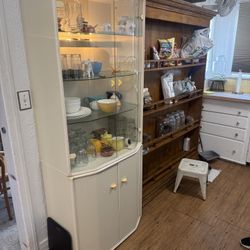 Retro Curio Cabinet 