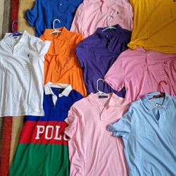 10 NEW Ralph Lauren Polo shirts