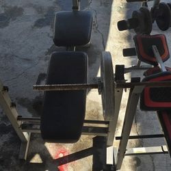 2 Bench  Press  Whit  Weights 