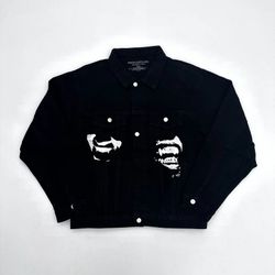 PLAYBOICARTI WHOLE LOTTA RED DENIM JACKET