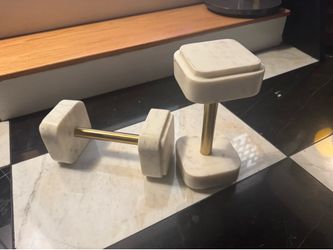 Pair Of Marble 10lbs Each Dumb Bells