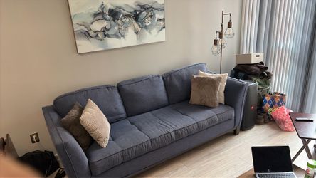 Blue couch
