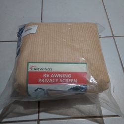 CAMWIGS RV AWNING PRIVACY SCREEN NEW the measurements are in the photo