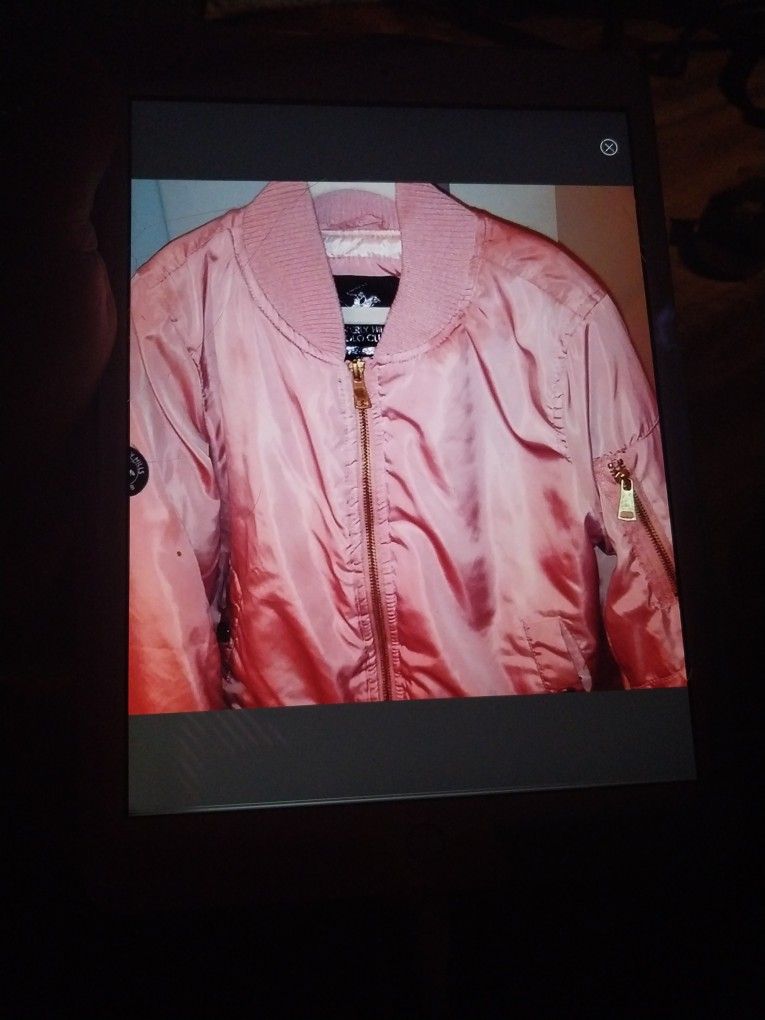 Puff Pink Jacket for Girls