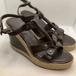 Brown Wedge Shoes