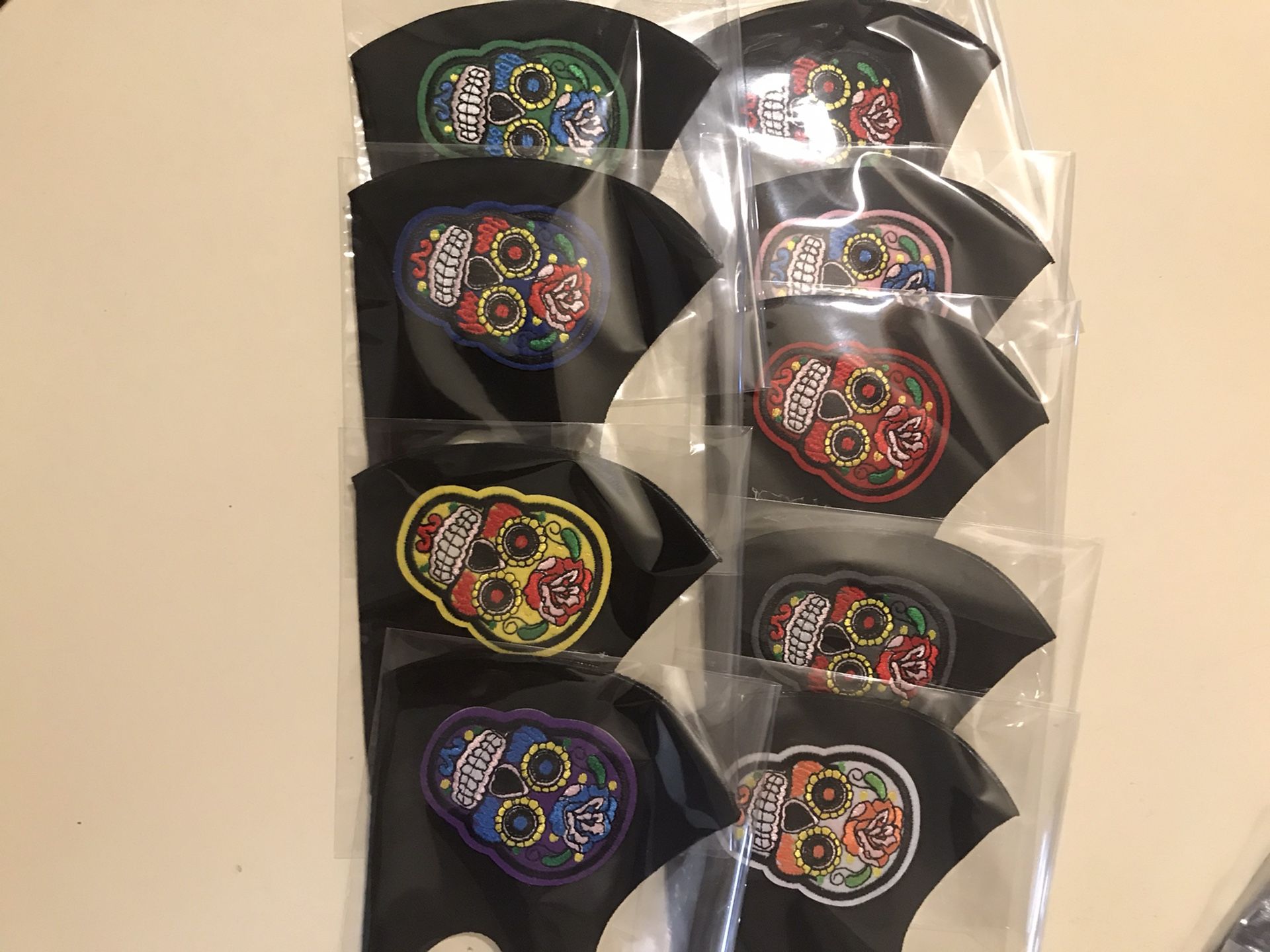9 For $10 Sugar Skull Face Masks
