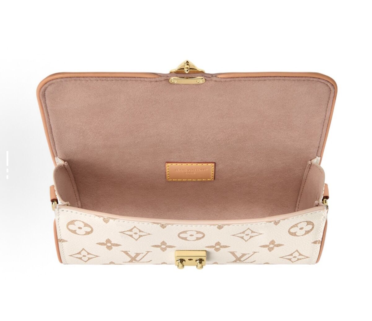 LOUIS VUITTON Pochette Camille Logo Print Monogram Dune Coated Canvas Crossbody Shoulder Bag Women's Fantasy Purple(p365)
