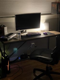 Modern wood desk / Dining table