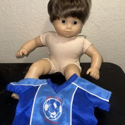 American Girl Bitty Baby With Soccer Outfit 