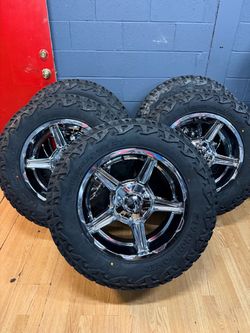Set of 5 JEEP WRANGLER WHEELS RIMS TIRES SENSORS MOUNTED BALANCED