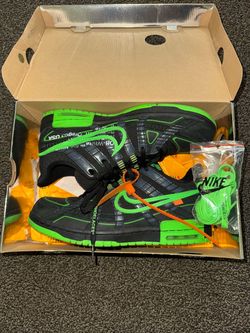 Nike x Off-White Air Rubber Dunk Green Strike Size 10.5