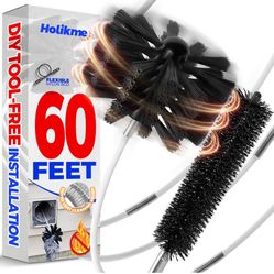 Holikme 60 Feet Dryer Vent Cleaner Kit