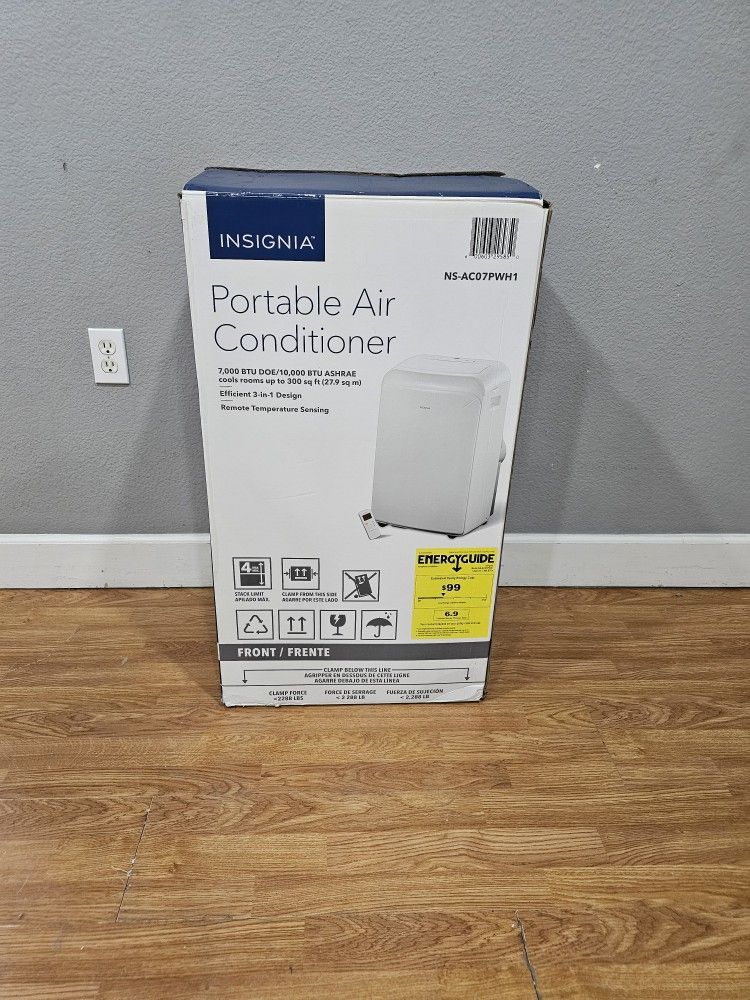 portable air conditioner for 300 square feet 3 in 1 insignia white