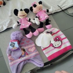 Hello Kitty, Minnie Mouse, Princess 